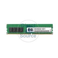 HP 834932-001 - 8GB DDR4 PC4-17000 Non-ECC Unbuffered 288-Pins Memory