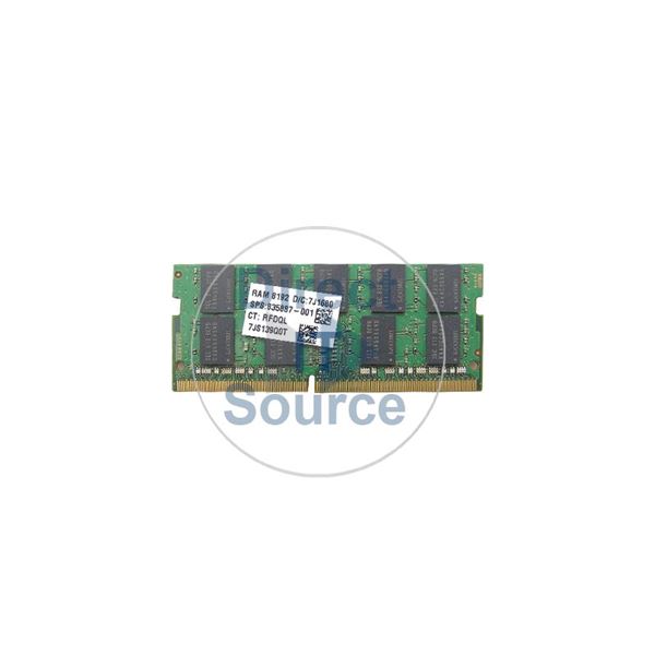 HP 835887-001 - 8GB DDR4 PC4-17000 ECC Memory