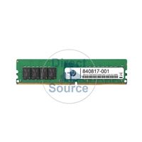 HP 840817-001 - 8GB DDR4 PC4-17000 Non-ECC Unbuffered 288-Pins Memory