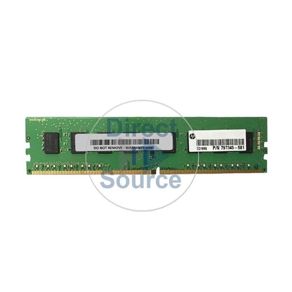 HP 840821-001 - 4GB DDR4 PC4-17000 Non-ECC Unbuffered 288-Pins Memory