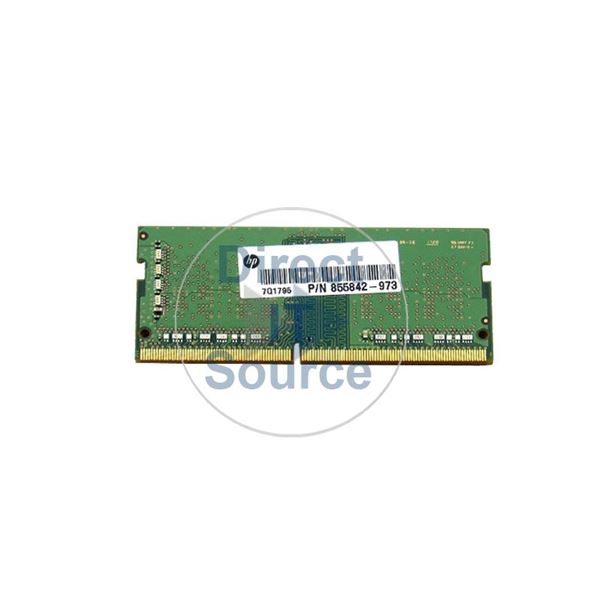 HP 855842-973 - 4GB DDR4 PC4-19200 Non-ECC Unbuffered 260-Pins Memory
