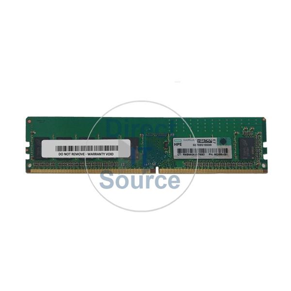 HP 862689-091 - 8GB DDR4 PC4-19200 ECC Unbuffered 288-Pins Memory