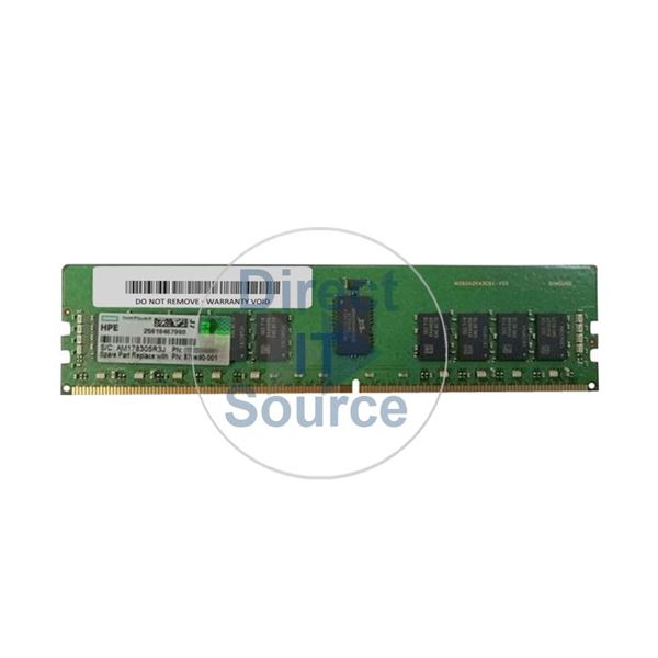 HP 876181-B21 - 8GB DDR4 PC4-21300 ECC Registered 288-Pins Memory