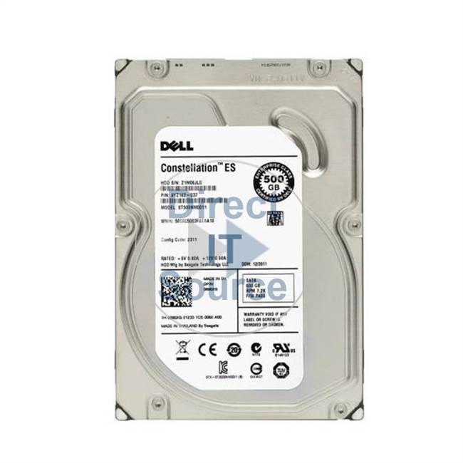 Dell 890XG - 500GB 7.2K SATA 3.5Inch Cache Hard Drive