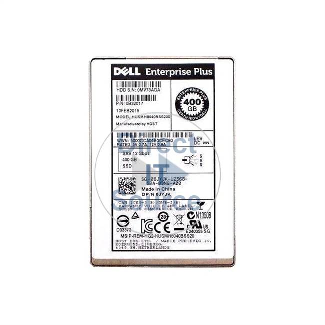 Dell 8JYJK - 400GB SAS 2.5" SSD