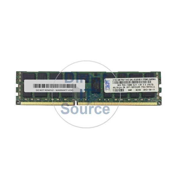 IBM 90Y3109 - 8GB DDR3 PC3-12800 ECC Registered 240-Pins Memory