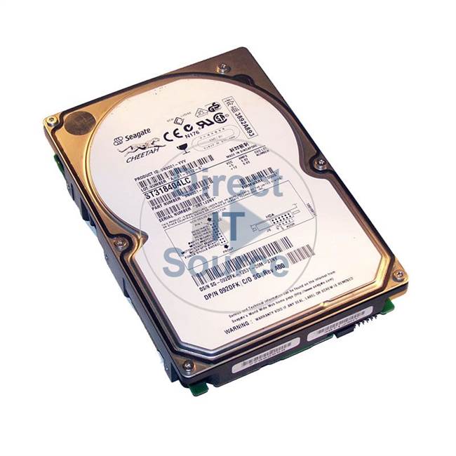 Dell 92DFK - 18.2GB 10000RPM 3.5Inch 80Pin SCSI Hard Drive