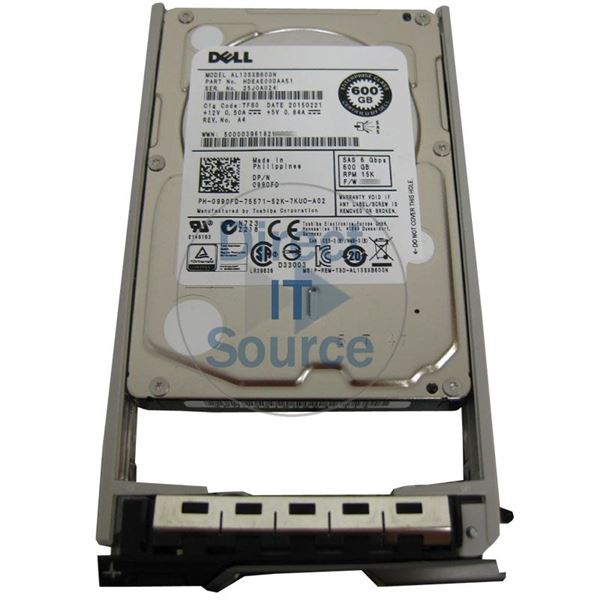 Dell 990FD - 600GB 15K SAS 2.5" Hard Drive