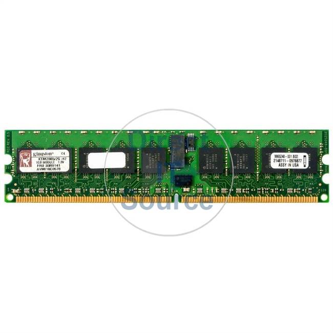 Kingston 9965248-001.B02 - 1GB DDR2 PC2-3200 ECC Registered 240-Pins Memory