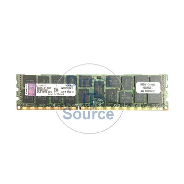 Kingston 9965516-C19.A00LF - 16GB DDR3 PC3-12800 ECC Registered 240-Pins Memory