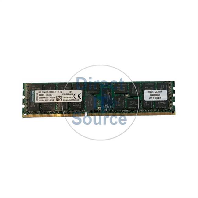 Kingston 9965516-C28.A00LF - 16GB DDR3 PC3-12800 ECC Registered 240-Pins Memory