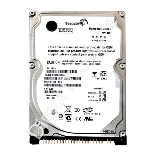Seagate 9AH434-504 - 120GB 4.2K Ultra-IDE ATA/100 2.5" 8MB Cache Hard Drive