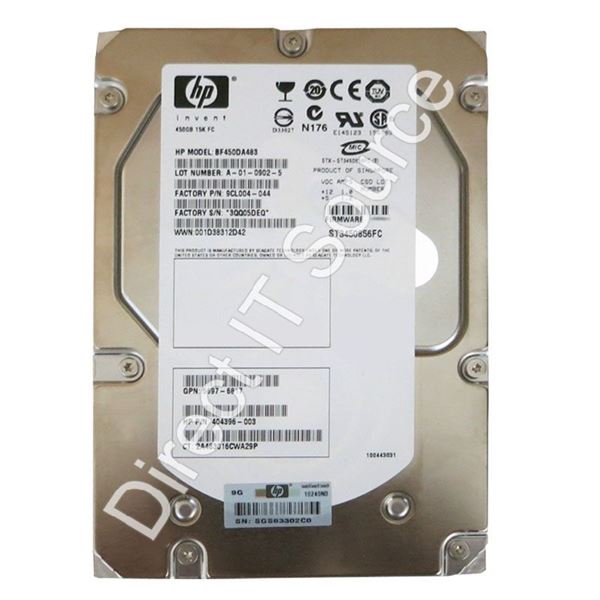 Seagate 9CL004-044 - 450GB 15K 40-PIN Fibre Channel 4.0Gbps 3.5" 16MB Cache Hard Drive