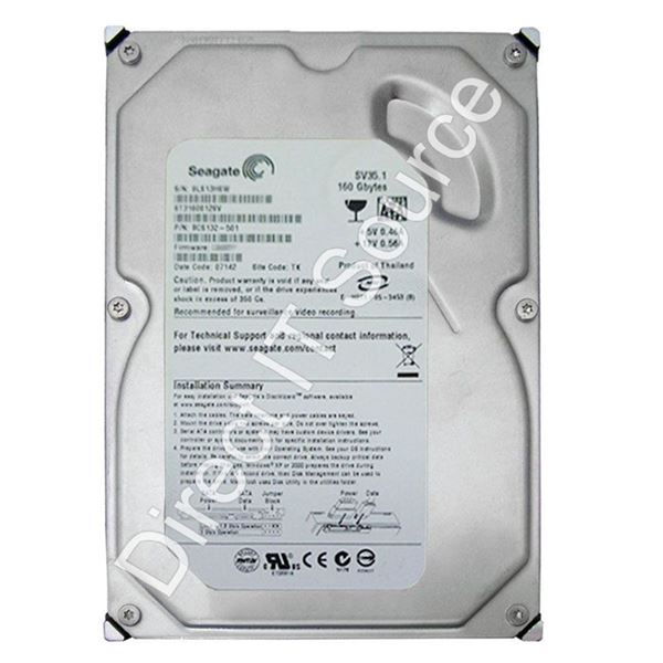 Seagate 9CS132-501 - 160GB 7.2K SATA 3.0Gbps 3.5" 8MB Cache Hard Drive