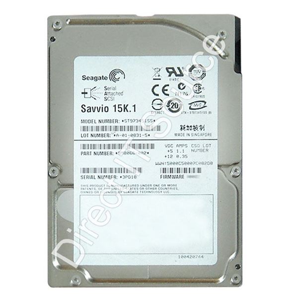 Seagate 9MB066-002 - 73.4GB 15K SAS 3.0Gbps  2.5" 16MB Cache Hard Drive