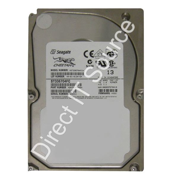 Seagate 9N7004-026 - 36.7GB 10K 40-PIN Fibre Channel 2.0Gbps 3.5" 4MB Cache Hard Drive