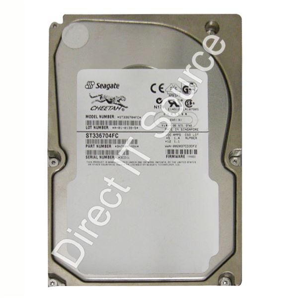 Seagate 9N7004-043 - 36.7GB 10K 40-PIN Fibre Channel 2.0Gbps 3.5" 4MB Cache Hard Drive