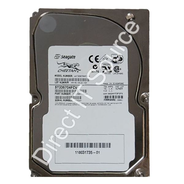 Seagate 9N7007-024 - 36.7GB 10K 40-PIN Fibre Channel 2.0Gbps 3.5" 16MB Cache Hard Drive