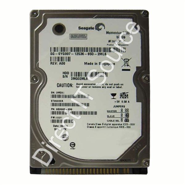 Seagate 9S3003-030 - 60GB 7.2K Ultra-IDE ATA/100 2.5" 8MB Cache Hard Drive