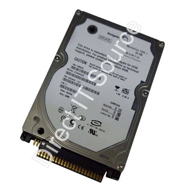 Seagate 9S3003-302 - 60GB 7.2K IDE 2.5" 8MB Cache Hard Drive