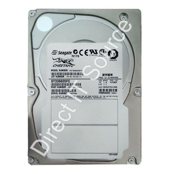 Seagate 9T5004-002 - 36.7GB 10K 40-PIN Fibre Channel 3.5" 4MB Cache Hard Drive