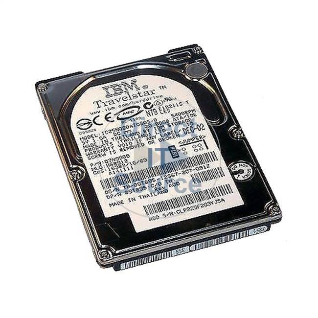 Dell 9T895 - 20GB 5.4K IDE 2.5" Hard Drive