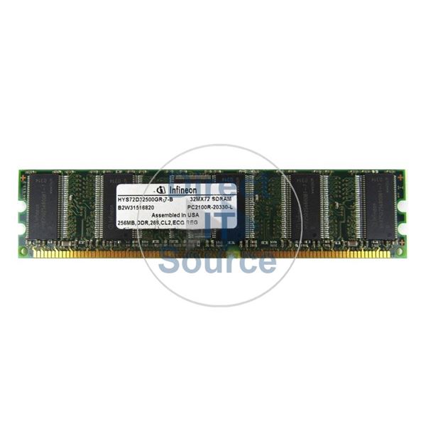 Dell 9U173 - 256MB DDR PC-2100 ECC Registered 184-Pins Memory
