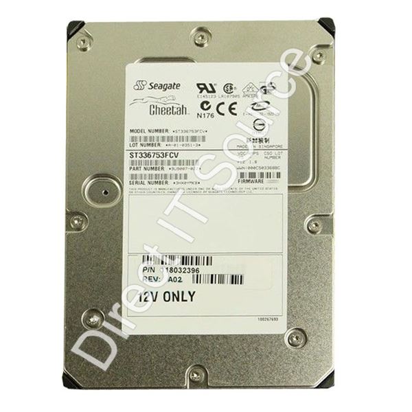 Seagate 9U9007-022 - 36GB 15K 40-PIN Fibre Channel 2.0Gbps 3.5" 8MB Cache Hard Drive