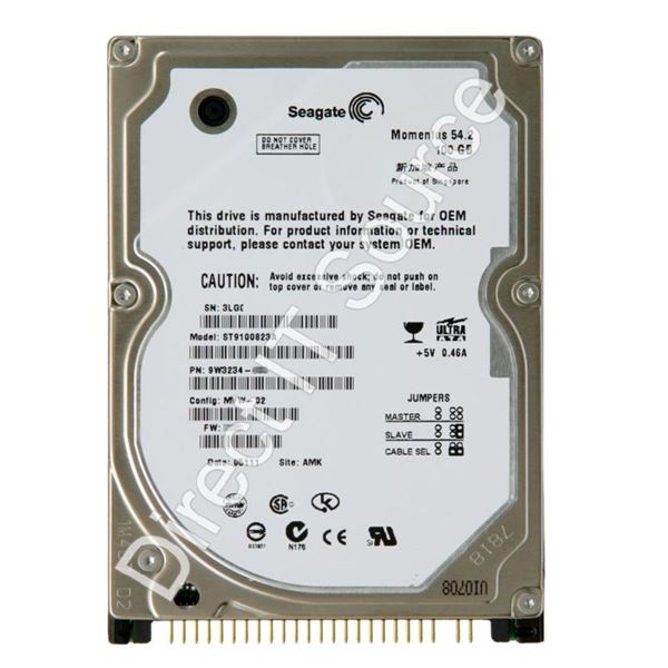 Seagate 9W3234-150 - 100GB 5.4K Ultra-ATA/100 2.5" 8MB Cache Hard Drive