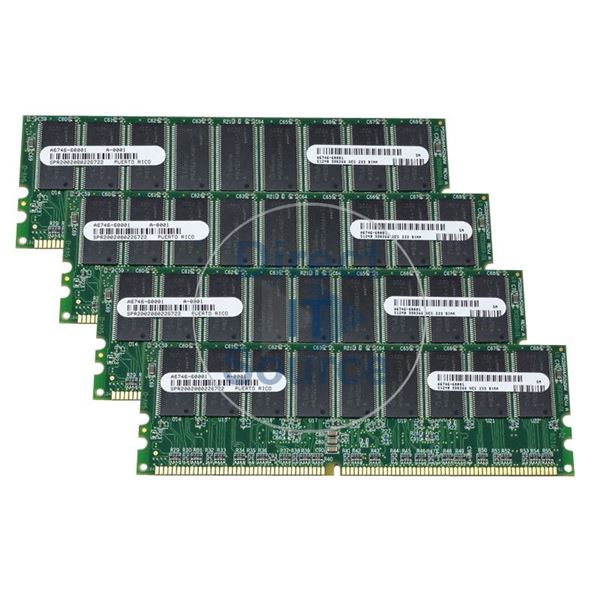 HP A6968A - 2GB 4x512MB DDR PC-2100 Non-ECC Unbuffered 184-Pins Memory