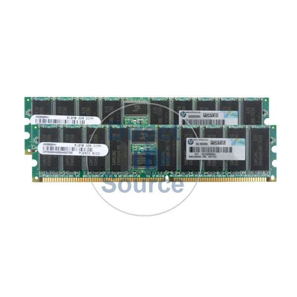 HP A9772A - 512MB 2x256MB DDR PC-2100 ECC Registered 184-Pins Memory