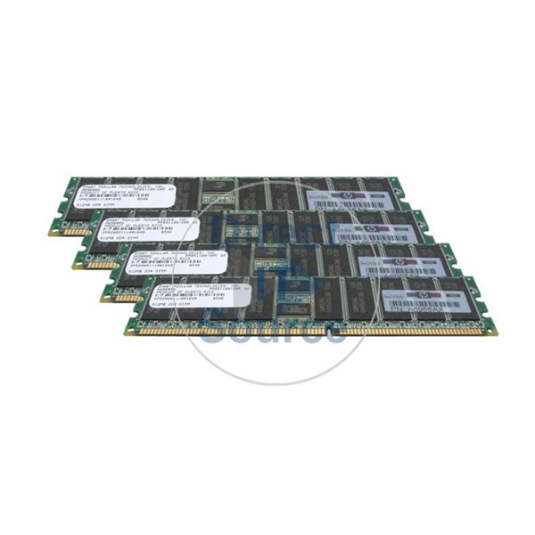 HP A9773A - 2GB 4x512MB DDR PC-2100 ECC Registered 184-Pins Memory