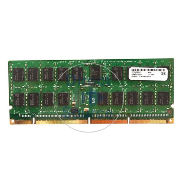HP A9843-60301 - 1GB DDR2 PC2-4200 ECC Registered Memory