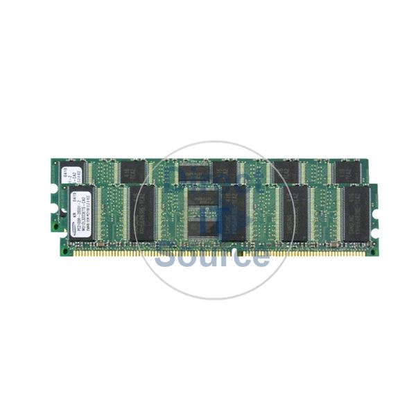 HP A9884A - 512MB 2x256MB DDR PC-2100 ECC 184-Pins Memory