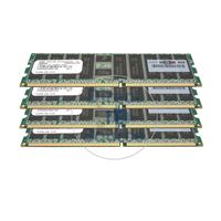 HP AB396A - 2GB 4x512MB DDR PC-2100 ECC Registered 184-Pins Memory