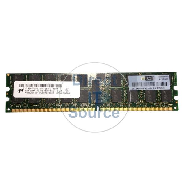 HP AB565-69002 - 2GB DDR2 PC2-5300 ECC Registered Memory