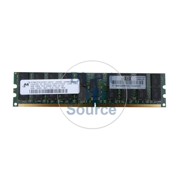 HP AB566-69002 - 4GB DDR2 PC2-4200 ECC Registered Memory