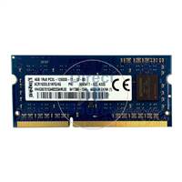 Kingston ACR16D3LS1KFG/4G - 4GB DDR3 PC3-12800 Non-ECC Unbuffered 204-Pins Memory