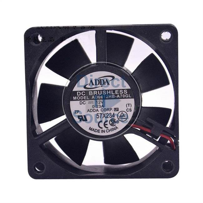 ADDA AD0612HB-A70GL - Fan Assembly for ADDA AD0612HB-GA0 6010 12V 0.25A