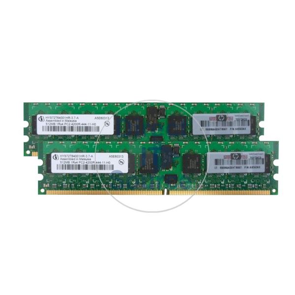 HP AD563AX - 1GB 2x512MB DDR2 PC2-4200 ECC Registered 240-Pins Memory