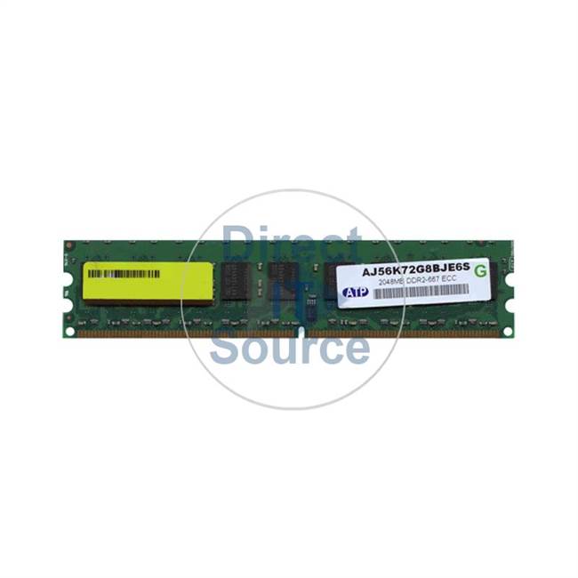 ATP Electronics AJ56K72G8BJE6S - 2GB DDR2 PC2-5300 ECC Unbuffered 240-Pins Memory