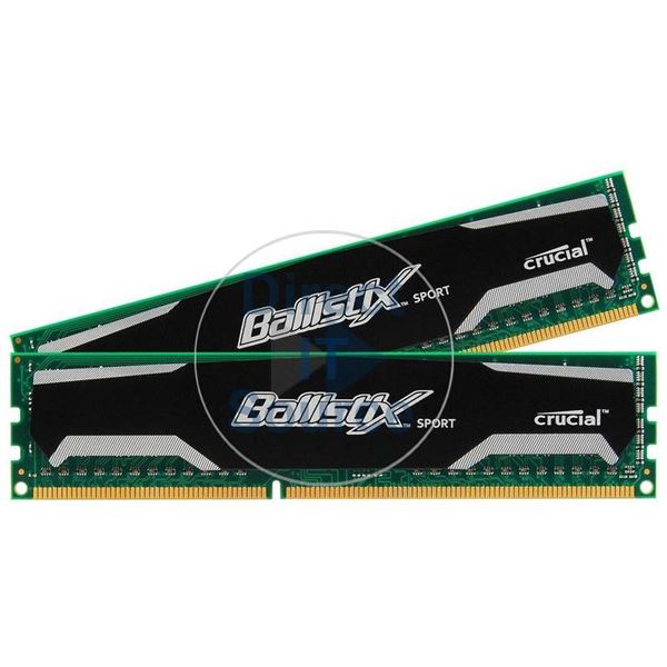 Crucial BL2KIT25664AA80E - 4GB 2x2GB DDR2 PC2-6400 240-Pins Memory