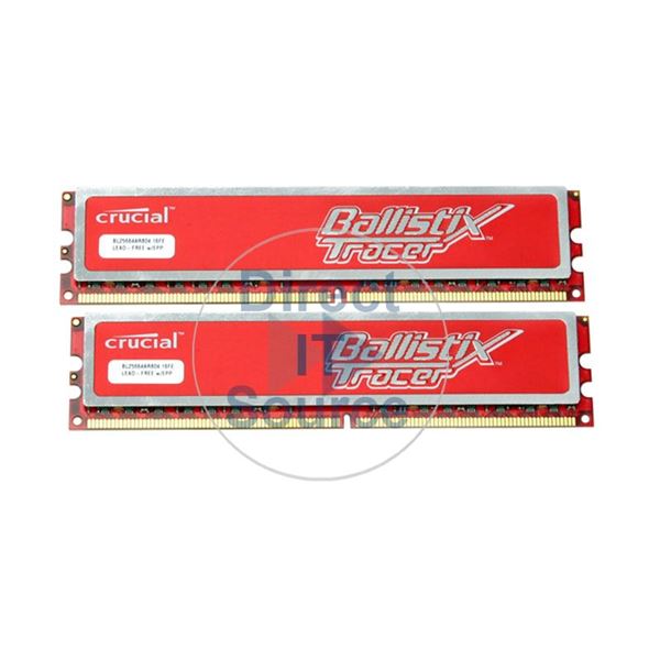 Crucial BL2KIT25664AR804 - 4GB 2x2GB DDR2 PC2-6400 240-Pins Memory