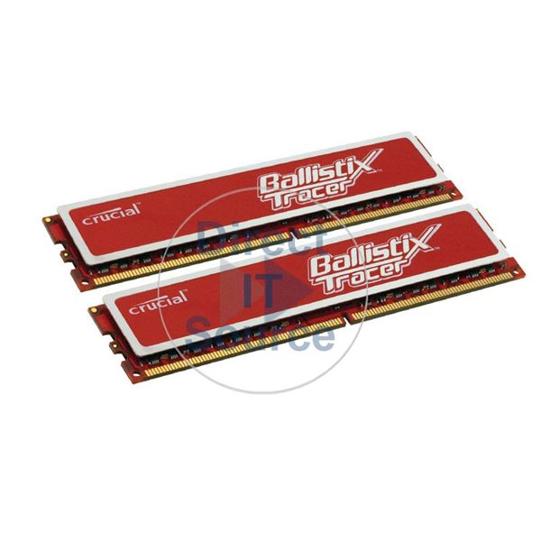 Crucial BL2KIT25664AR80A - 4GB 2x2GB DDR2 PC2-6400 Non-ECC Unbuffered 240-Pins Memory