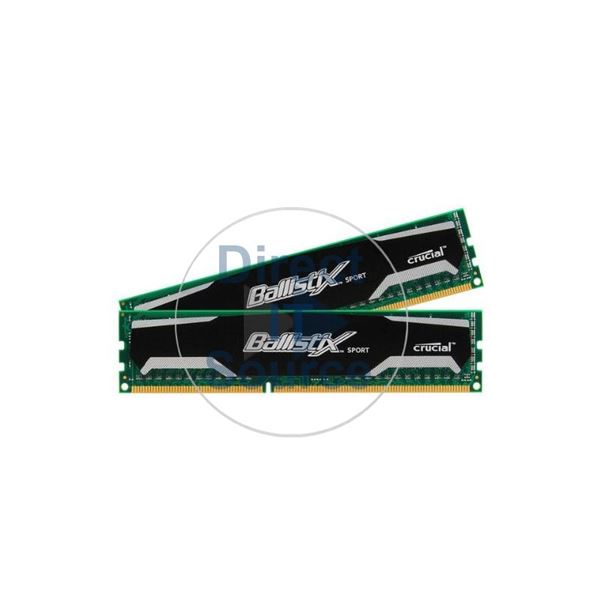 Crucial BL2KIT51264BA1339 - 8GB 2x4GB DDR3 PC3-10600 Non-ECC Unbuffered 240-Pins Memory