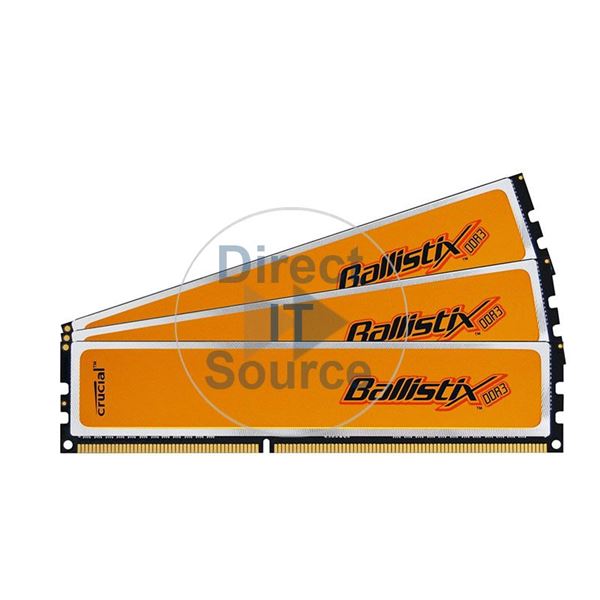 Crucial BL3KIT25664BN1337 - 6GB 3x2GB DDR3 PC3-10600 240-Pins Memory