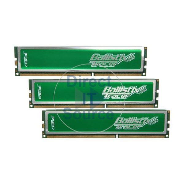 Crucial BL3KIT25664TG1608 - 6GB 3x2GB DDR3 PC3-12800 Non-ECC Unbuffered 240-Pins Memory