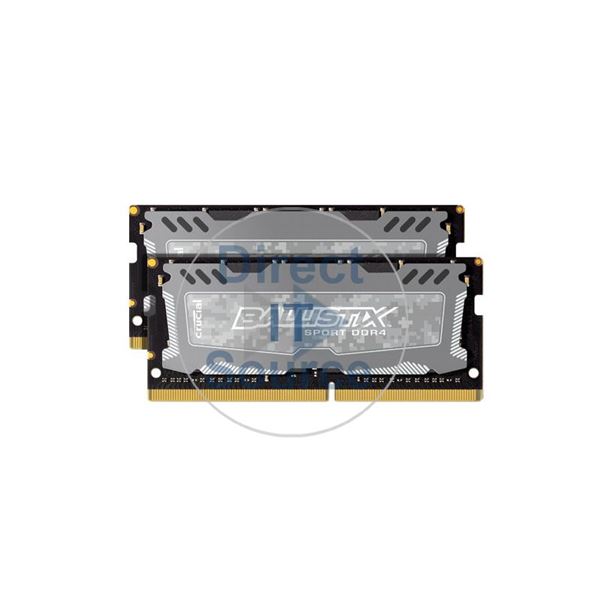 Crucial BLS2K16G4S240FSD - 32GB 2x16GB DDR4 PC4-19200 Non-ECC Unbuffered Memory