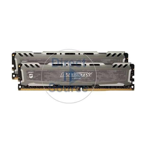 Crucial BLS2K8G4D240FSBK - 16GB 2x8GB DDR4 PC4-19200 Non-ECC Unbuffered 288-Pins Memory