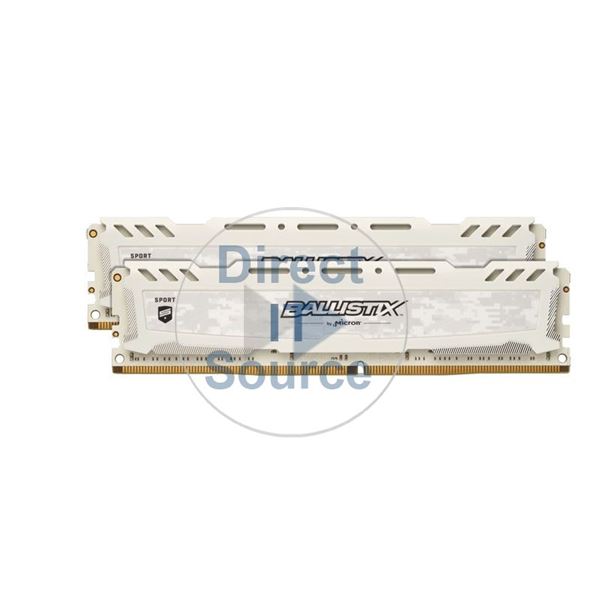 Crucial BLS2K8G4D240FSCK - 16GB 2x8GB DDR4 PC4-19200 Non-ECC Unbuffered 288-Pins Memory